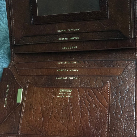 Vintage Renwick Buffalo Calf Travel Wallet - Picture 8 of 8